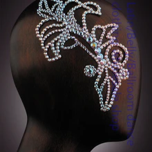 Новое поступление латинские танцевальные аксессуары ожерелья для танцев Senior Stones танцевальные головные уборы женские латинские головной убор для танца DXSP0140016