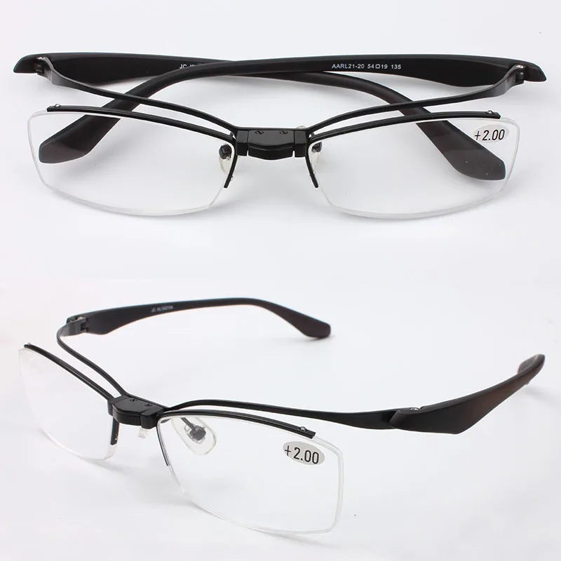 Top Quality Brand Design Read Glasses Clip Up Reading Glasses for Men
