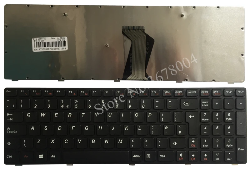 Новинка для lenovo G500 G505 G500A G505A G510 G700 G700A G710 G710A G500AM G700AT Великобритании Клавиатура ноутбука