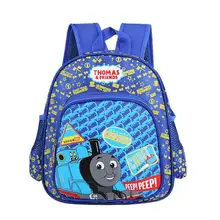 New cartoon Children backpacks Blue Color Thomas Train backpack for Kids Backpacks children schoolbag