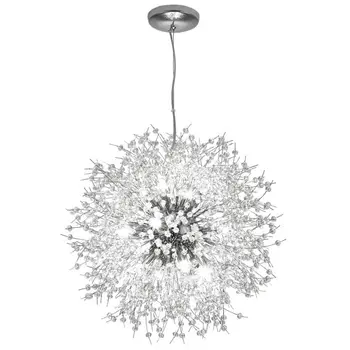 

Modern Dandelion Chandelier Light 60cm Crystal lustres de sala de janta candelabro deco lustre moderne Diningroom hanging lamp