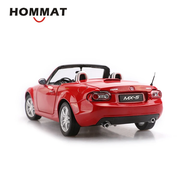 HOMMAT моделирование 1:18 Масштаб Mazda MX-5 сплав литья под давлением модели автомобилей спортивный автомобиль модель подарок коллекция