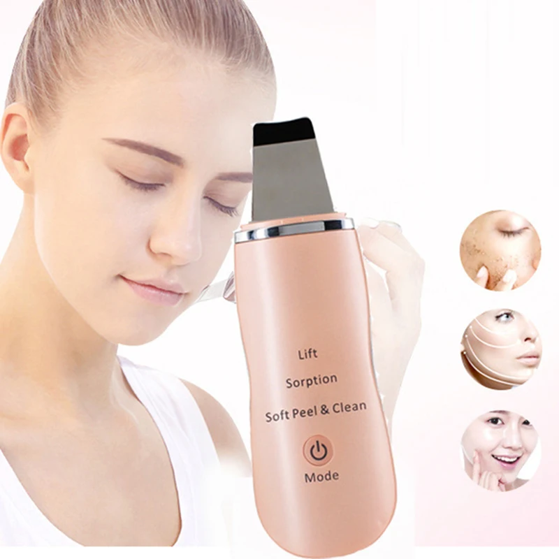 Ultrasonic Facial Peeling Vibration Massager Dead Skin Exfoliating