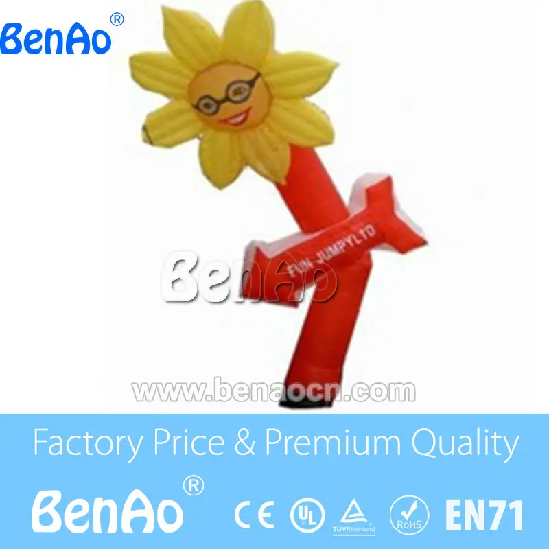 AD081 Free shipping+blower 5m inflatable sunflower air tube,inflatable air dancer/Air Dancer, Sunflower Sky Dancer