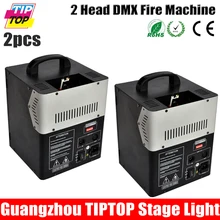 Новый Дизайн 2 XLOT 200 Вт DMX 512 Пожарная Машина Сценический Эффект Оборудование Пламени Пожара Машина Для Стадии Эффект Освещения 90 В-240 В