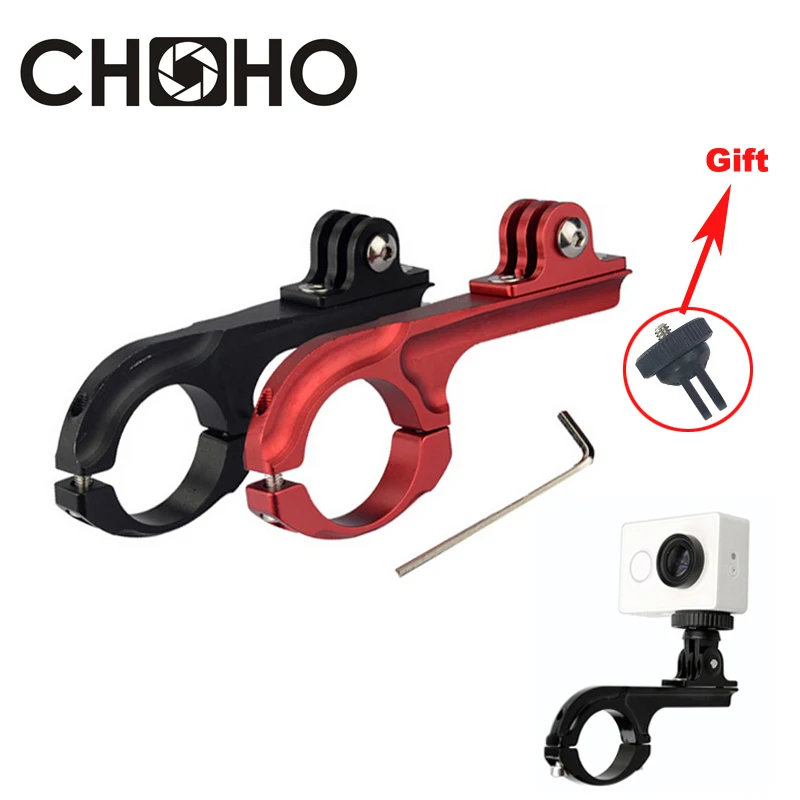 

Bike Handlebar Mount Bicycle Motorcycle CNC Aluminum Holder for Gopro Hero 8 7 5 6 4 3+ SJCAM Xiaoyi 4K SJ5000 Accessories