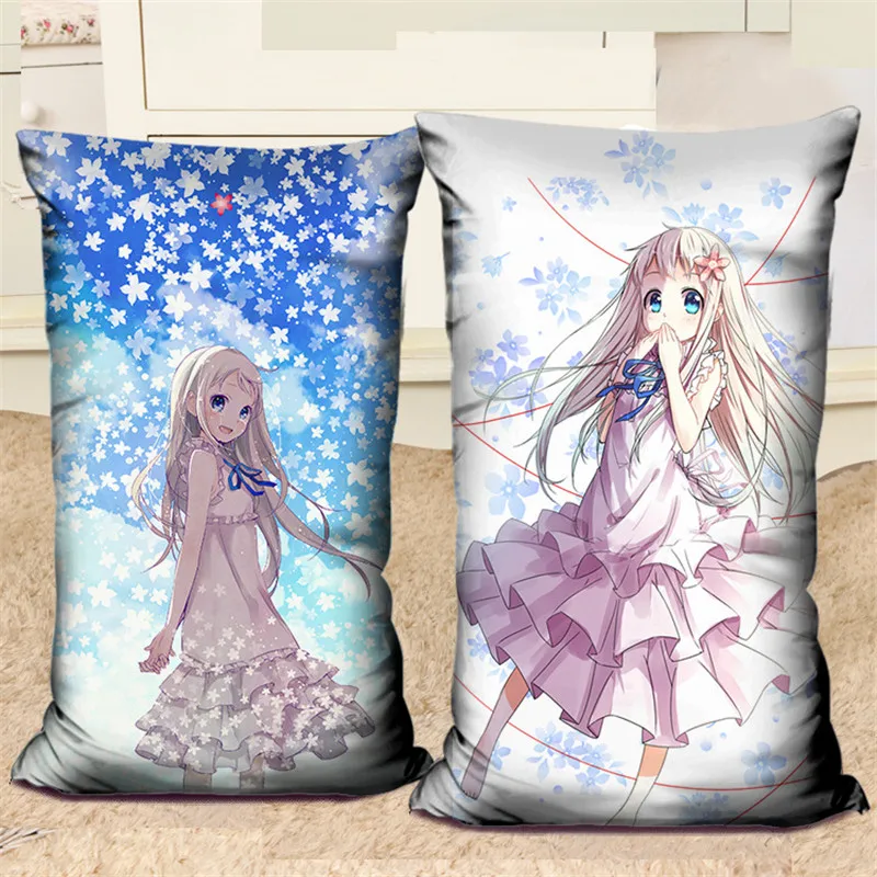40x60CM Quality AnoHana anime decorative pillows cartoon cushion Soft