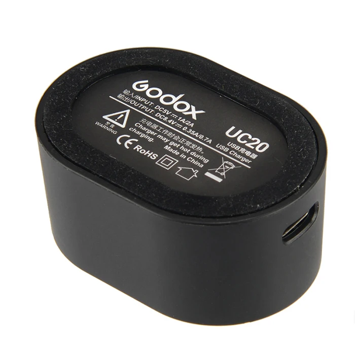 Godox UC18 UC20 UC29 USB флэш-память Батарея Зарядное устройство для VB18 V850II V860II/VB20 V350C V350N V350S V350O V350F/WB29 AD200 - Цвет: UC20