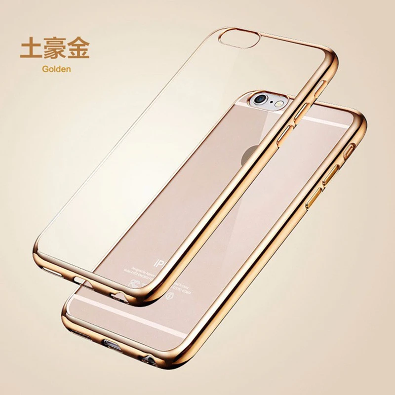 Роскошные прозрачные чехлы из ТПУ для телефонов iPhone 7 8 6 6s Plus 5 5S SE мягкий
