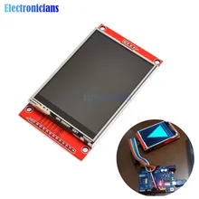 3.2 cala 320*240 TFT wyświetlacz z modułem LCD z panelem dotykowym sterownik IC ILI9341 240(RGB)* 320 interfejs SPI (9 IO) dla MCU