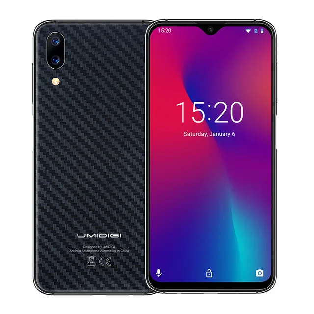 UMIDIGI One Max Global Vertion 128 ГБ 6," полноэкранный смартфон с каплями воды 4150 мАч NFC Беспроводная зарядка Android 8,1 мобильный телефон - Цвет: Carbon Fiber