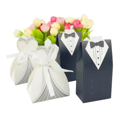 European New Wedding Candy Box High End Wedding Wedding Dress
