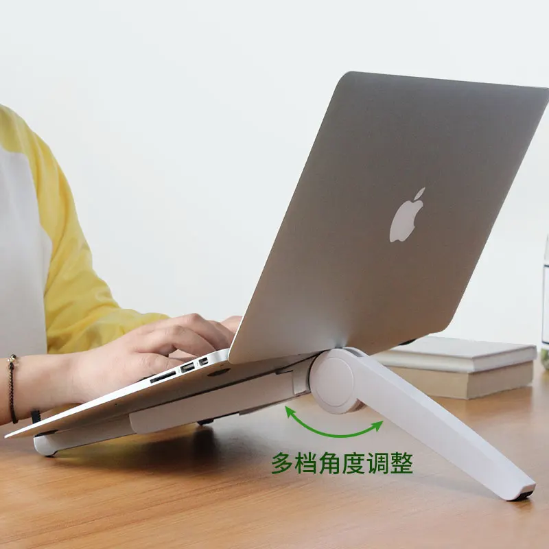 

1pc aluminum alloy folding laptop stand portable adjustable laptop lapdesk notebook holder