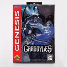 Gargoyles игровой картридж 16 бит MD игровая карта с розничной коробкой для sega Mega Drive для Genesis
