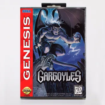 

Gargoyles Game Cartridge 16 bit MD Game Card With Retail Box For Sega Mega Drive For Genesis
