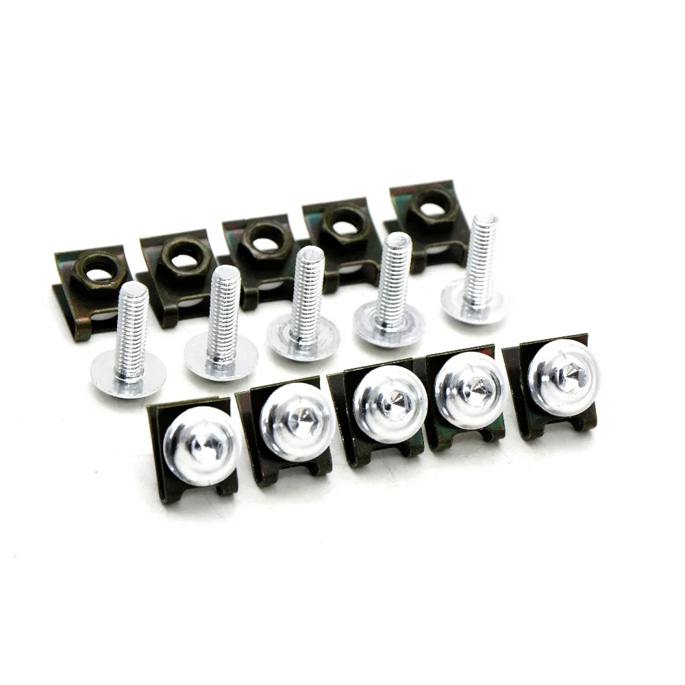 

Universal The fairing of the motorcycle speed screws of the clip spring screw nut clamps spire For Honda cbr 600 f2 f3 f4 f4i CB