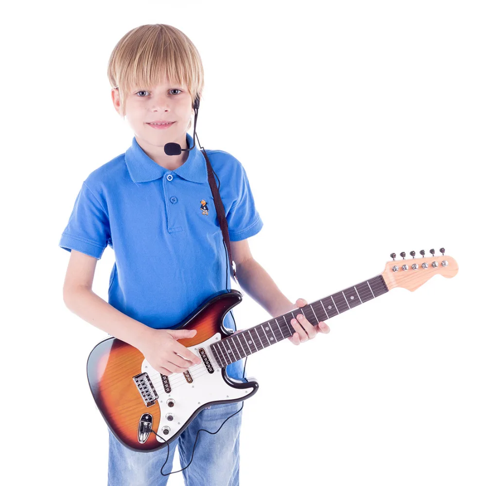 

Children Guitar Electronic Musical Instruments Educational Toy For Early Educational Toy Music Instrument Kids Gift