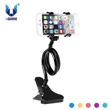 

Universal Flexible Holder Arm Lazy Mobile Phone Gooseneck Stand Holder Flexible Bed Desk Table Clip Bracket For iPhone