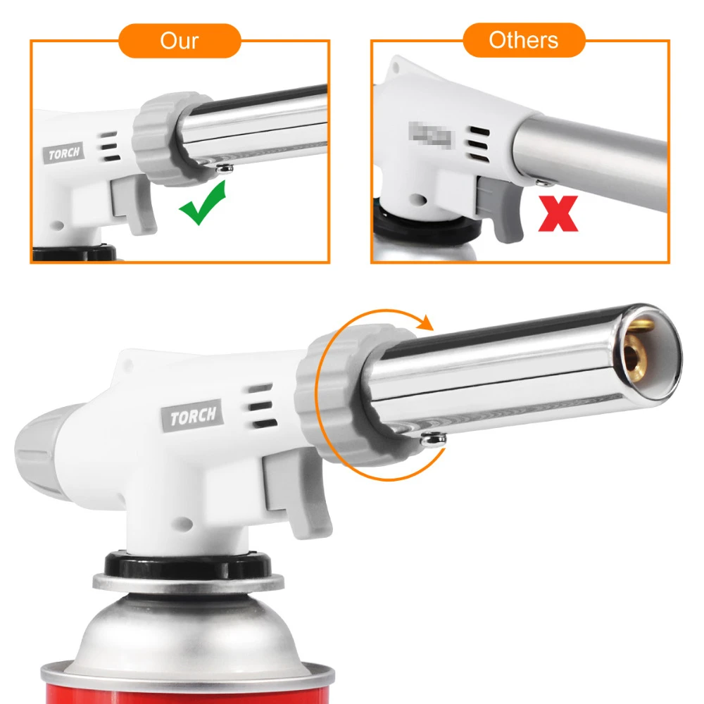 Металлический газовый фонарь с пламенем, выдувной фонарь, для приготовления пищи, автозажигание, Бутан, газовая Сварочная горелка, нагрев, Сварочная газовая горелка, зажигалка с пламенем
