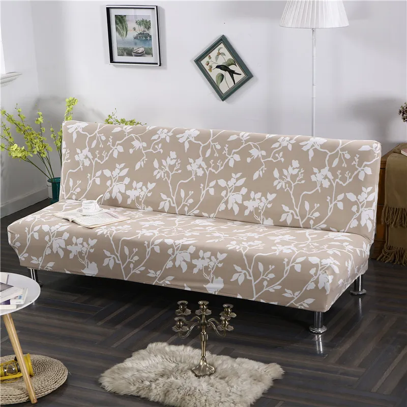 Чехол на диван из стрейч-материала, чехол для дивана, чехол для гостиной без подлокотника, складной чехол для дивана-кровати - Цвет: Color 18