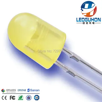 

546 yellow oval led traffic light