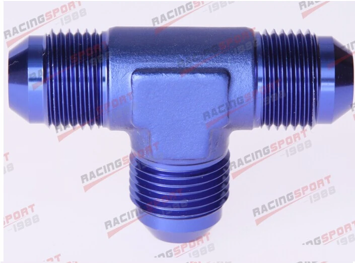 

AN4 4AN AN -4 Male FLARE UNION Tee T-piece fitting adapter blue