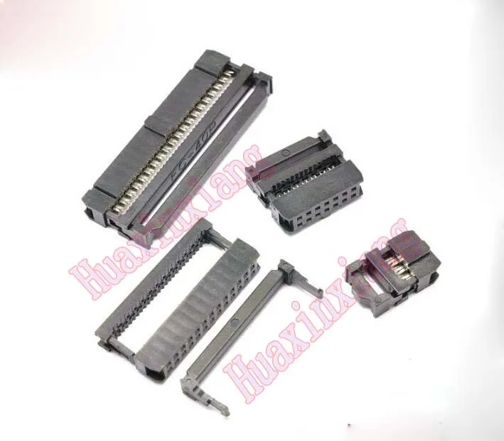 50Sets/Lot FC series Dual Row 2.54mm IDC Socket Female Header connector