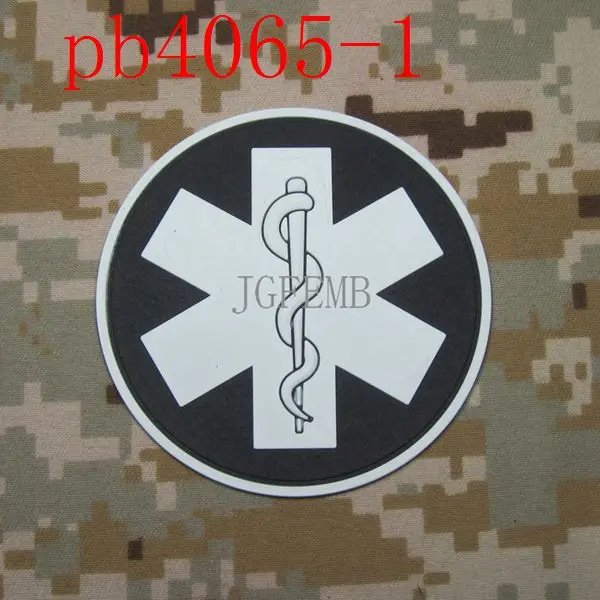 DEVGRU медицинский спасательный тактический боевой дух военный Красный Крест 3D ПВХ патч - Цвет: pb4065 luminous