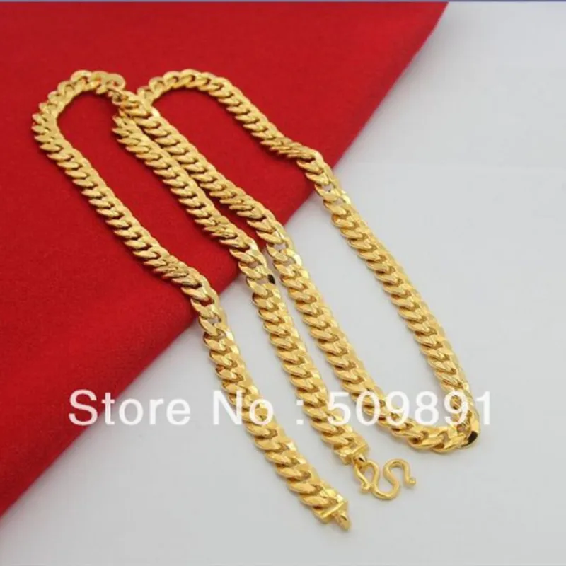 NE1562 New Fashion 8mm Gold Chain 