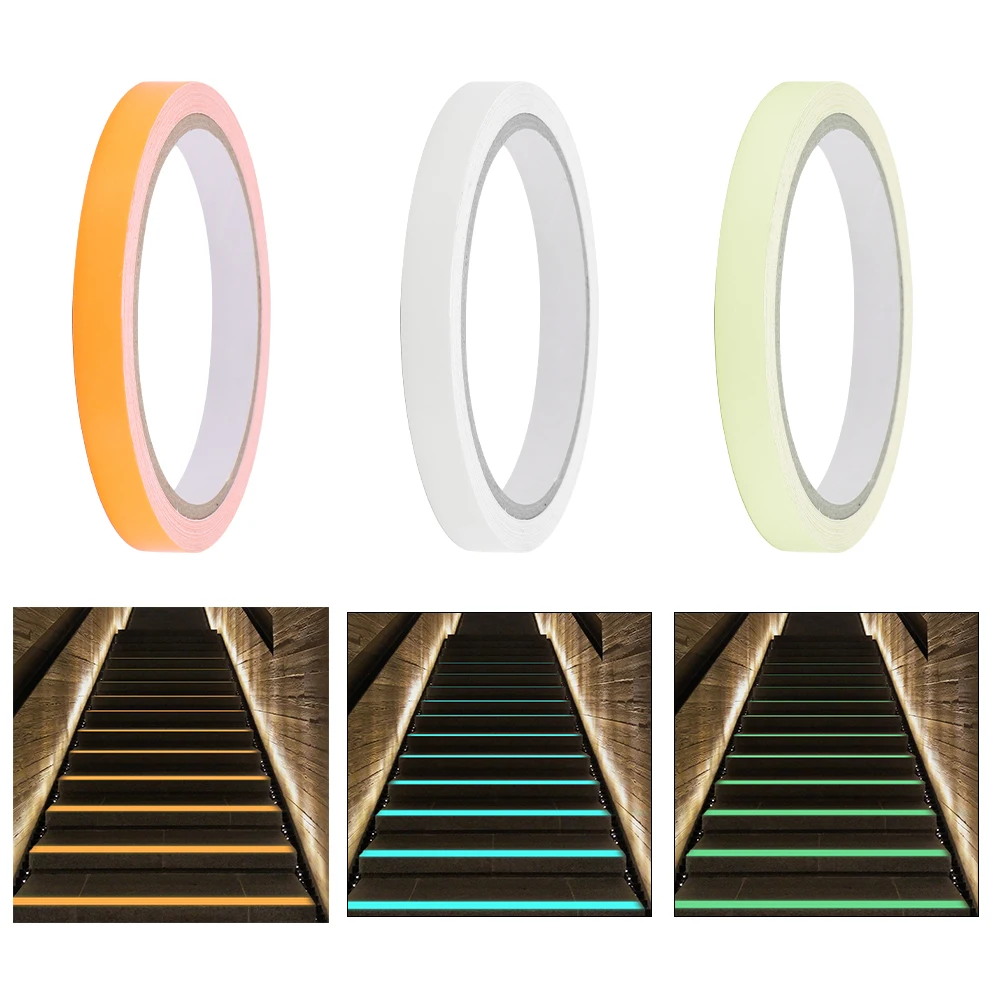 

20/10mm X 5M/Roll Luminous Tape Self-Adhesive Glow In The Dark Safety Stage Home Decorations Warning Tape