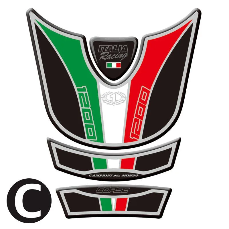 

Motorcycle 3D Fuel Tank Pad Protective Stickers Decals For Ducati Multistrada 1200 2010-2014 Stickers