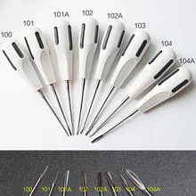

8pcs Stainless Steel Dental Luxating Lift Elevators Clareador Curved Root Dentist Dental Surgical Instrument With Plastic Handle