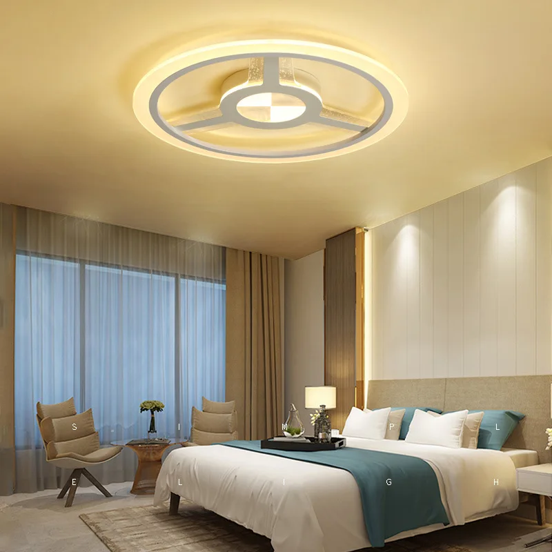 

KM wheel acrylic dome light study bedroom room sitting room is contracted and contemporary led to absorb dome light