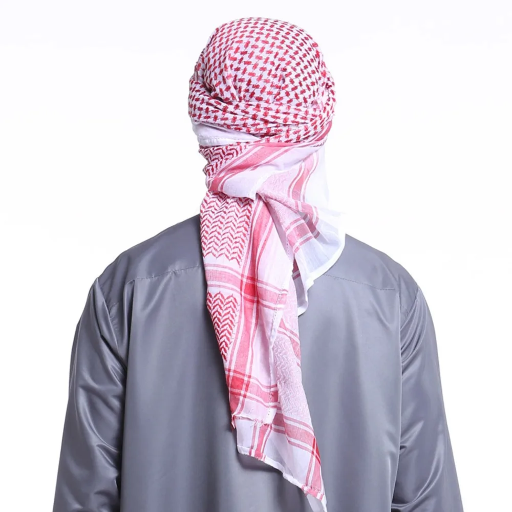 140x140 см мужской платок тюрбан шляпа мусульмане арабы Дубай Ретро Геометрические волнистые узоры жаккард квадратный шарф, платок исламский хиджаб