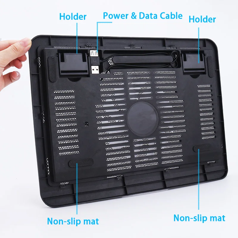 Охлаждающая подставка для ноутбука 12 дюймов 14 Дюймов 5 В USB 140 мм|external laptop cooling|laptop