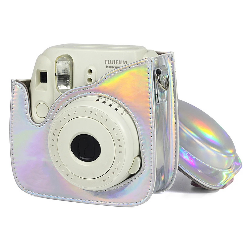 Аксессуары для камеры комплект для Fuji Instax Mini 8/8+/9 милый Креативный дизайн сумка/наплечный ремень/красочная наклейка/лазерный альбом