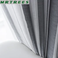 Striped Voile Sheer Curtains 3