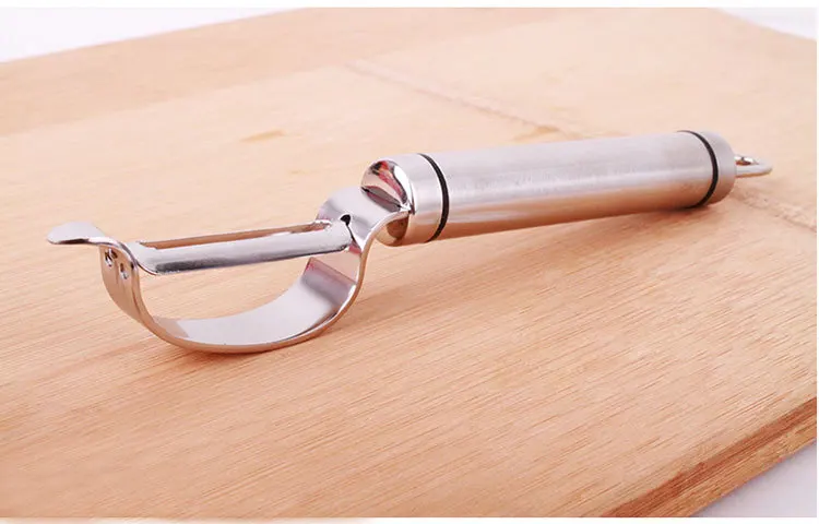 1PC Stainless Steel Potato Peeler Fruit Vegetable Tools Metal Carrot Peeler Zesters Slicer Kitchen Gadgets Paring Cooking PJ 007