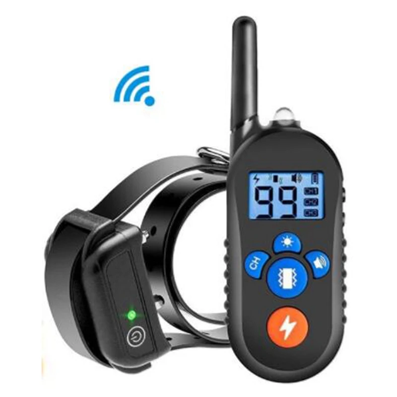 

USB Powered Pet Barking Collar ( 1 Remote+1 Dog Receiver Collar)Dog Rechargeable Waterproof Controller Training Collar
