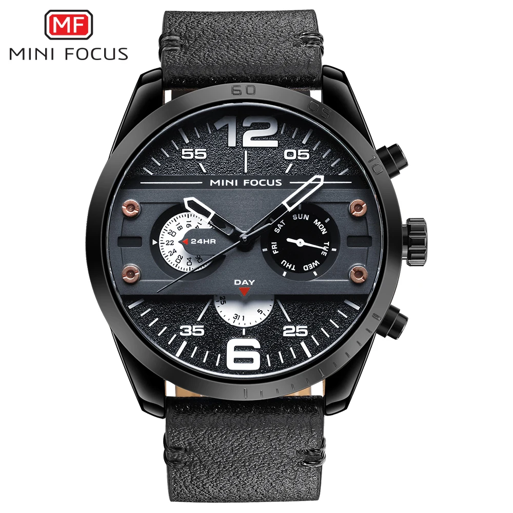 Часы мужские спортивные кварцевые с кожаным ремешком 2019|clock brand|clocks maleclock military |