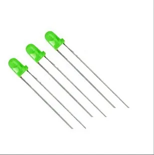 

1000 шт. 3 мм зеленые ультра яркие рассеянные зеленые светодиодный ные лампы Новые 3 мм зеленые линзы светодиодные большие/широкоугосветодиодный