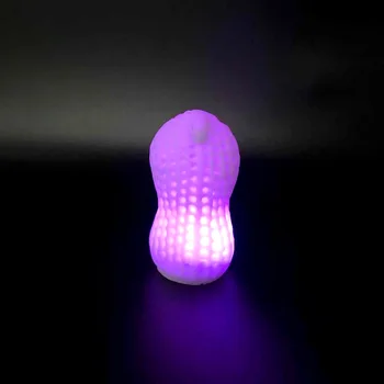 

1 Pcs New Creative Design Cute Peanut Shaped Colorful LED Night Light Home Bedroom Party Decorations 7 Colors Changing