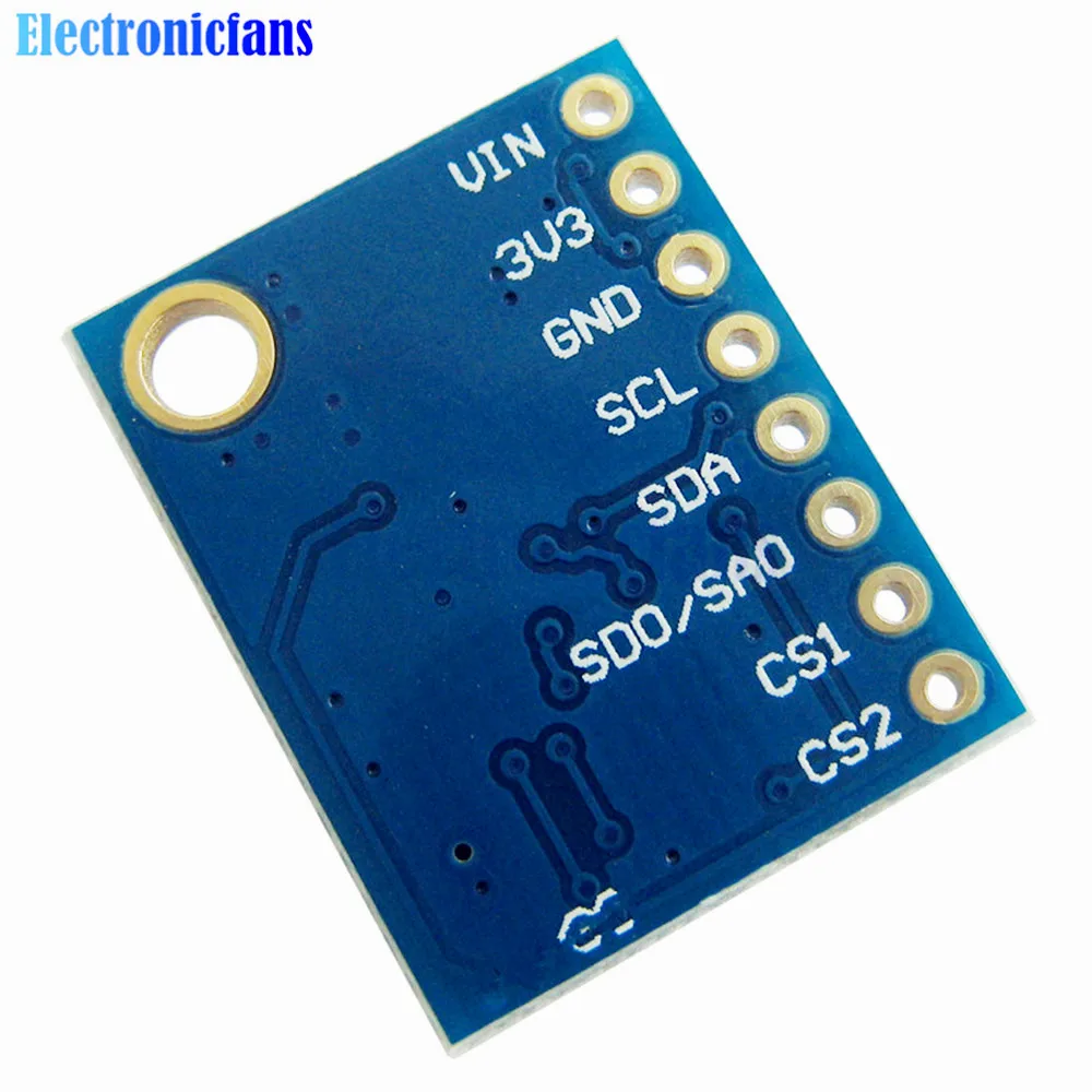 GY-89 10DOF I2C/IIC SPI L3GD20 LSM303D BMP180 Акселерометр, гироскоп магнитометр датчик барометра борту модуль GY89 для Arduino