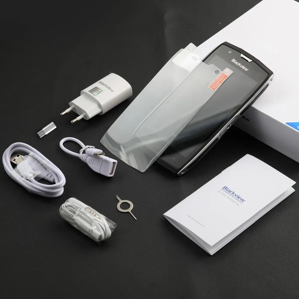 Blackview BV7000 смартфон IP68 Водонепроницаемый MTK6737T четырехъядерный 1 5 ГГц 2 Гб ОЗУ 16 ПЗУ
