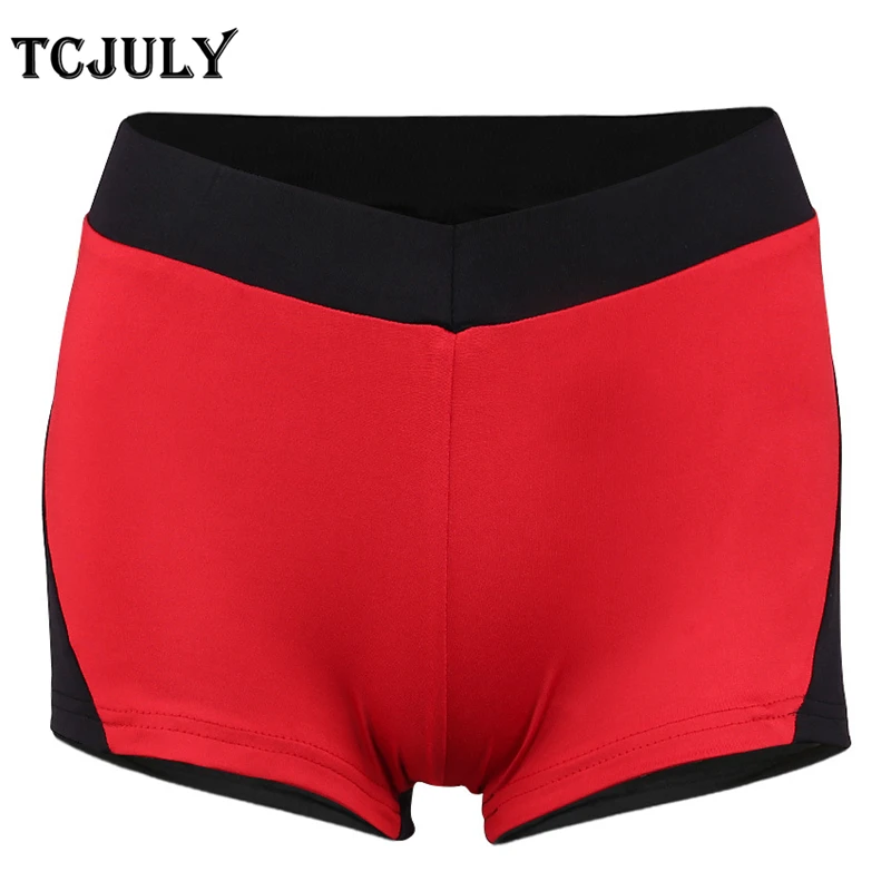 Женские спортивные шорты TCJULY быстросохнущие эластичные с высокой талией и