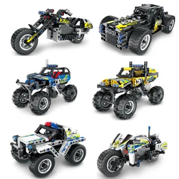 

2018 New arrive DIY bulding Blocks Technic Car motor Model Creator Plastic Assembly Toy for Children Educational Gifts