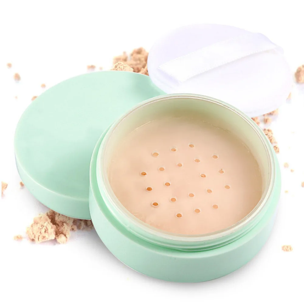 

Mineral Loose Powder 3 Color Long Lasting Oil-control Smooth Matte Waterproof Makeup Finishing Setting Powder Cosmetic With Puff