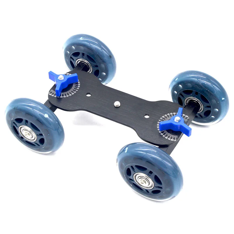Desktop DSLR Camera Video Wheels Rail Rolling Track Slider Car Skate Glide Toy @JH
