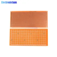 10x22cm DIY Placa de baquelita de papel PCB prototipo tablero Universal experimento matriz Junta Única de chapa de cobre 10*22CM