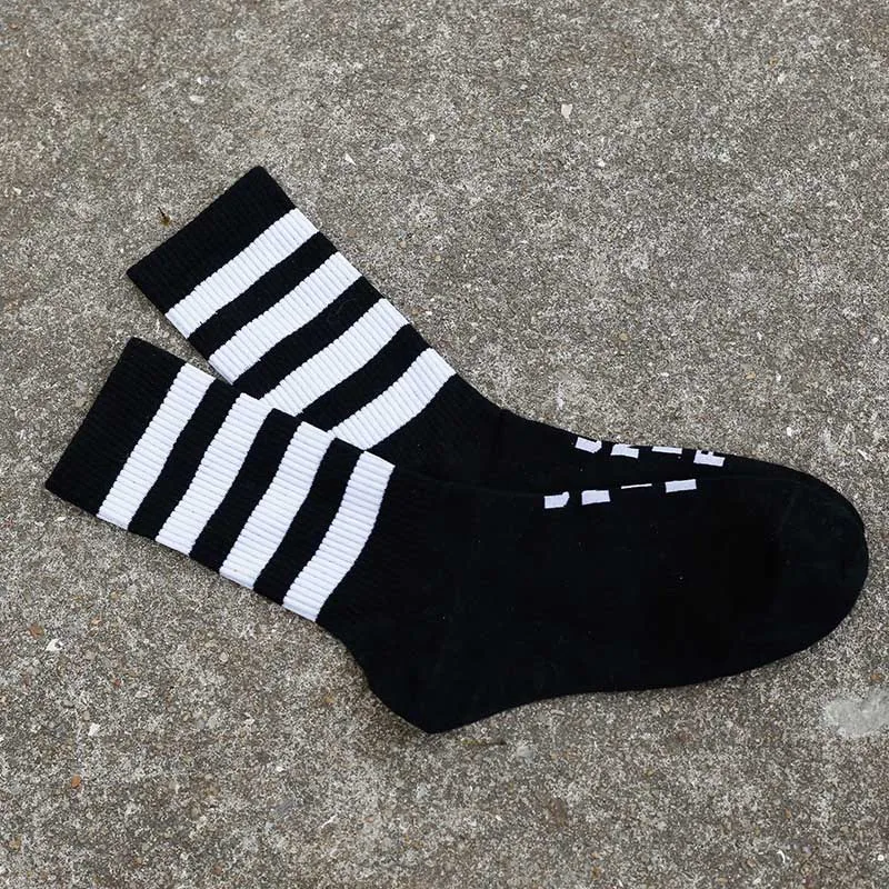 Харадзюку, мужские хип-хоп модные белые носки, черные крутые мужские уличные тренды, парные тренды, хлопковые носки для скейтборда - Цвет: 3